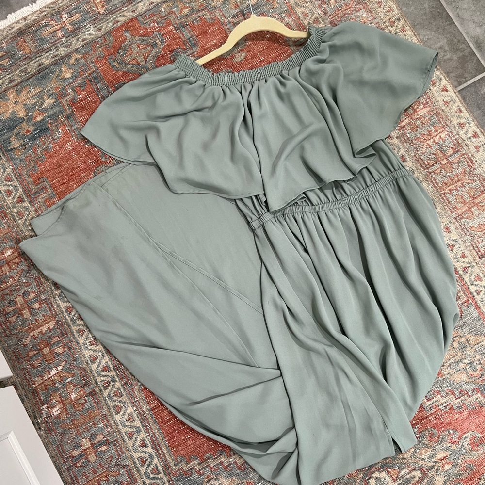 Sage Show me your MuMu Maxi Dress Womens XL